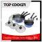 Aluminium press prestige marble coated cookware set