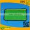 green pvc plastic bag with zipper