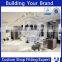 Customized Gorgeous Look fashionable wood rack display shelf for bag