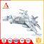 Kindergarten 3D silver fighter building blocks toys