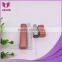 Beautiful aluminum square 12ml pink Travel Pocket Lady Perfume Bottle Pump Atomizer