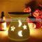Small and cute High quality orange color glazed ceramic Aroma Burner