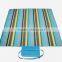 Waterproof PEVA Backing Portable Picnic Rug
