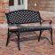 Hot sale! SH020 Cast Aluminum outdoor furniture garden bench
