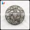 high quality zinc alloy metal button for women