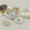 custom logo 2 hole nature material buttons
