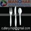 Disposable plastic cutlery , High quality plastic cutlery for hotel , Airline , party