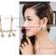 Fashion 18K Gold Diamond Cherry Shape Wedding Earring