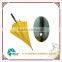 Fiberglass frame stick yellow umbrella for promotional gift