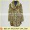 Ladies Lepoard Printed Long Fake Fur Coats for Winter, Fashion Fake Fur Coats