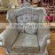 modern France wooden fabric sofa set living room design