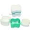 OraTek Colourful plastic dental box case for keeping denture cleaning