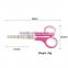 Fasion color scissors stainless steel material blade pink handle 5.5 inch Office Scissors