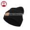wholesale custom leather patch slouchy beanie