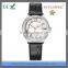 FS FLOWER - Men Quartz Leather Strap Watch High Quality With Diamond Set