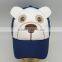 Soft 100% cotton lovely animal bear children caps