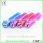 2600mah 2200mah tube power bank promotion gift, power bank 40000 mah power bank external battery