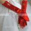 Hot Selling Bow Red Satin Gloves