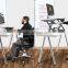 Preassembled Height Adjustable Desk Sit / Stand Elevating Desktop - White