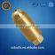 CNC precision aluminum brass threaded lighting pipe