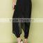 Daijun oem hot sale breathable black chiffon women harem pants wholesale