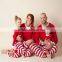hot sale! in-stock item trade assurance service long sleeve striped christmas pajamas family wholesale