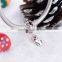 Winter Christmas Socks Charms Jewelry Silver Beads