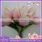 artificial tulip flower bouquet real touch pu popular artificial tulip for holiday home decoration flowers