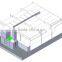 JF wooden spray booth manufacturer car paint spray booth panel