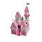 promotional pink DIY wooden castle with soldier