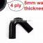135 degree elbow black 1-1/8'' 28 mm silicone hose