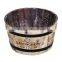 High quality solid large capacity factory supply customized wooden ice wine bucket
