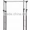 Double clothes hanging stand Garment Rack Black