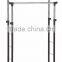 Double Clothes Hanging Stand Garment Rack Black