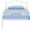 cheap metal white single beds