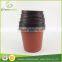 Wholesale hot sale cheap double color plastic flower pot