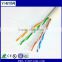 Bare copper 23AWG unshielded UTP CAT6 Lan Network wire for Network application