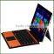 for Microsoft Surface Pro 3 Leather Keyboard Case 12 inch Tablet PC pu bumper pc case for microsoft Surface Pro 3
