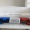 new arrived police red and blue emergency led lightbar with speaker and siren