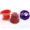 Colorful Health security Compatible Nespresso coffee capsule with foil lid