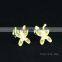 stud earrings with butterfly design earrings for wholesale