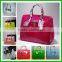 Fashion Design Cosmetic Pvc Jelly Tote Bag Candy Handbag