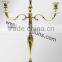 Modern Popular Gold Candelabras And 5 Arms Gold Candelabra Weddings For Church Decor