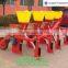 Agricultral tractor mounted precise corn planter with fertilizer