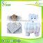  China cotton animal head plush baby blanket