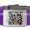 engrave wrist id band custom logo metal wrist band id bracelet