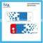 Non-standard Custom Printing Hole Punch Plastic die cut Card with Barcode