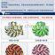 5mm lollipop shape twisted cutton rope with rainbow colour
