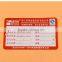 wholesale factory custom metal tag sticker