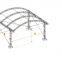 10*8*6m arch truss with roof system